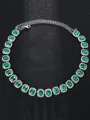 Luxurious Alloy With Rhinestone Necklace
