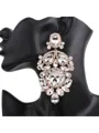 Luxurious Alloy With Rhinestone Earrings