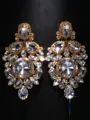 Luxurious Alloy With Rhinestone Earrings