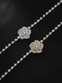 Elegant Alloy With Rhinestone Necklace