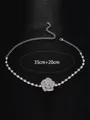 Elegant Alloy With Rhinestone Necklace