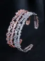 Fashion Copper With Rhinestone Bracelets