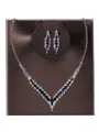 Attractive Alloy With Rhinestone Jewelry Set