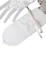 Chic Lace Bowknot Wedding Gloves