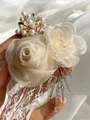 Delicate Lace Wrist Corsage