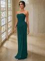 A-Line/Princess Chiffon Ruffles Sweetheart Sleeveless Floor-Length Bridesmaid Dresses