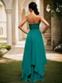 A-Line/Princess Chiffon Ruched Sweetheart Sleeveless Floor-Length Bridesmaid Dresses