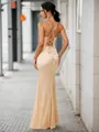 Sheath/Column Silk Like Satin Ruched Spaghetti Straps Sleeveless Floor-Length Bridesmaid Dresses