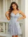 A-Line/Princess V-neck Sleeveless Short/Mini Dresses