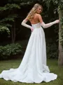 A-line Other Straight Long Sleeves Chapel Train Wedding Dress