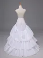 A-Line 3 Tiers Sweep/Brush Train Wedding Petticoats