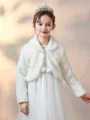 Soft Faux Fur Flower Girl Wraps