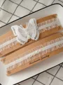 Pretty Bridal/Feminine Lace With Imitation Pearl Garters