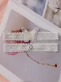 Sweet Bridal/Feminine Lace With Imitation Pearl Garters