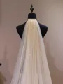 Gorgeous Tulle One-Tier Cathedral Bridal Veils With Sequins