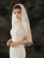 Delicate Tulle Two-Tier Elbow Bridal Veils