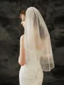 Delicate Tulle Two-Tier Elbow Bridal Veils