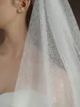 Pretty Tulle Two-Tier Elbow Bridal Veils