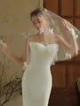 Pretty Tulle One-Tier Waltz Bridal Veils