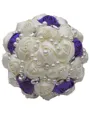 Gorgeous Round Satin Bridal Bouquets