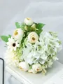 Fancy Free-Form Silk Flower Bridal Bouquets