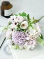 Fancy Free-Form Silk Flower Bridal Bouquets