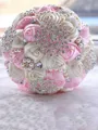 Luxurious Round Artificial Flower Bridal Bouquets