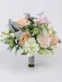 Elegant Free-Form Silk Flower Bridal Bouquets