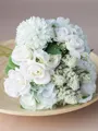 Charming Free-Form Silk Flower Bridal Bouquets