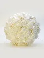 Charming Round Satin Bridal Bouquets