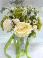Beautiful Free-Form Silk Flower Bridal Bouquets