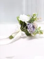 Fascinating Free-Form Silk Flower Bridal Bouquets