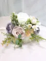 Fascinating Free-Form Silk Flower Bridal Bouquets