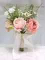 Fascinating Free-Form Silk Flower Bridal Bouquets