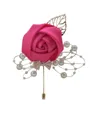 Romantic Free-Form Satin Boutonniere(Sold in a single piece)
