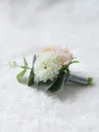 Elegant Free-Form Silk Flower Boutonniere(Sold in a single piece)