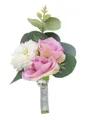 Fascinating Free-Form Silk Flower Boutonniere(Sold in a single piece)