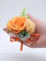 Delicate Free-Form Silk Flower Boutonniere(Sold in a single piece)