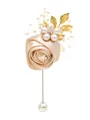 Stunning Free-Form Satin Boutonniere(Sold in a single piece)