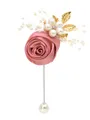 Stunning Free-Form Satin Boutonniere(Sold in a single piece)