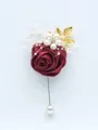 Stunning Free-Form Satin Boutonniere(Sold in a single piece)