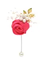 Stunning Free-Form Satin Boutonniere(Sold in a single piece)