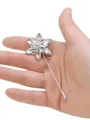 Classic Free-Form Rhinestone Boutonniere(Sold in a single piece)