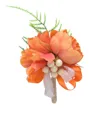Stunning Free-Form Cloth Boutonniere(Sold in a single piece)