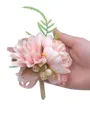 Stunning Free-Form Cloth Boutonniere(Sold in a single piece)