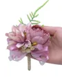 Stunning Free-Form Cloth Boutonniere(Sold in a single piece)