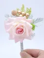 Pretty Free-Form Cloth Boutonniere(Sold in a single piece)