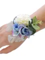 Fascinating Free-Form Cloth Wrist Corsage