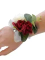 Fascinating Free-Form Cloth Wrist Corsage