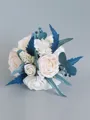 Fascinating Free-Form Silk Flower Bridal Bouquets